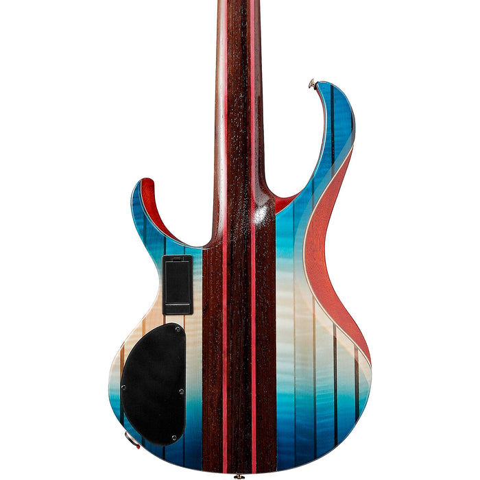 Premium BTB1935 5-String Solidbody Bass Guitar, Right, Caribbean Islet Low Gloss