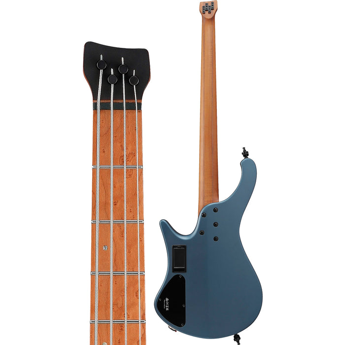 EHB1000 4-String Headless Solidbody Bass Guitar, Right, Arctic Ocean Matte