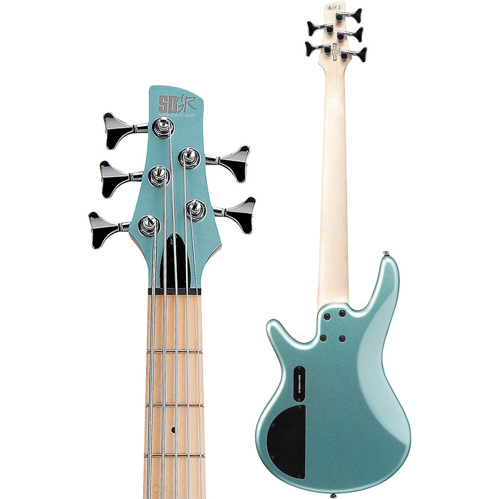 SR MEZZO SRMD205 5-String Solidbody Bass Guitar, Right, Seafoam Pearl Green