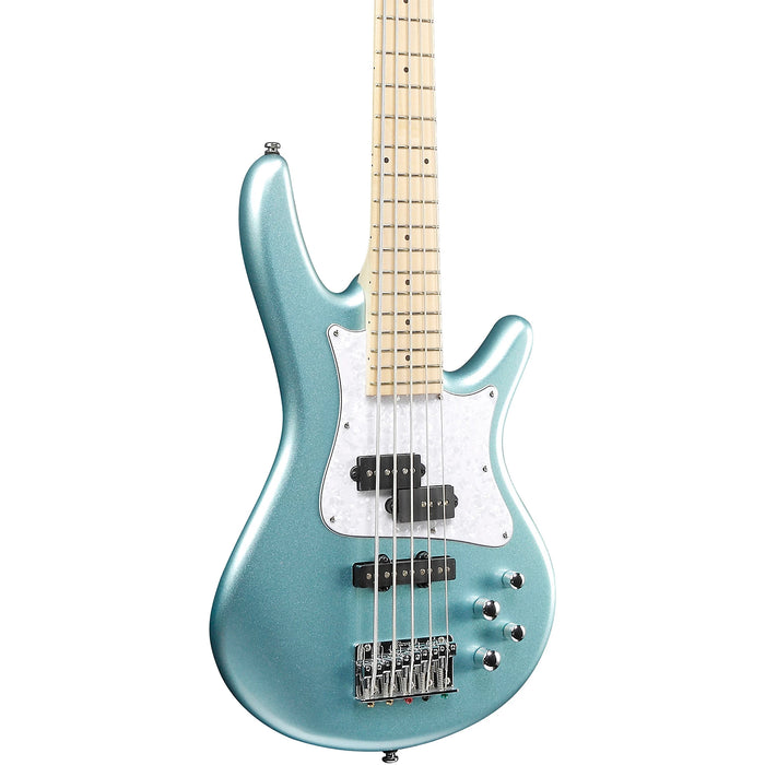 SR MEZZO SRMD205 5-String Solidbody Bass Guitar, Right, Seafoam Pearl Green