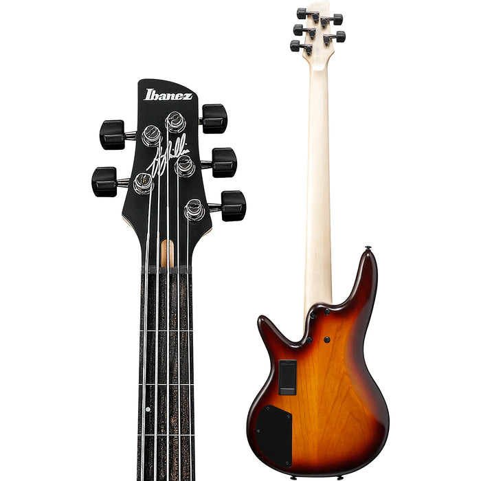 Gary Willis GWB205 5-String Fretless Bass Guitar, Right, Tequila Sunrise Flat