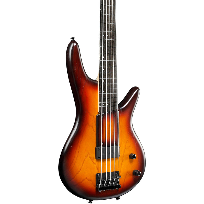 Gary Willis GWB205 5-String Fretless Bass Guitar, Right, Tequila Sunrise Flat