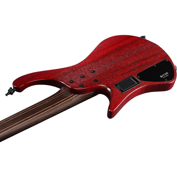 EHB1505 5-String Solidbody Bass Guitar, Right, Stained Wine Red Low Gloss