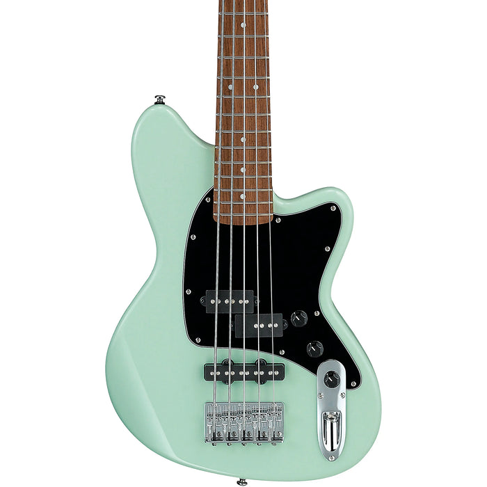 Talman Bass TMB35 5-String Solidbody Electric Bass Guitar, Right, Mint Green