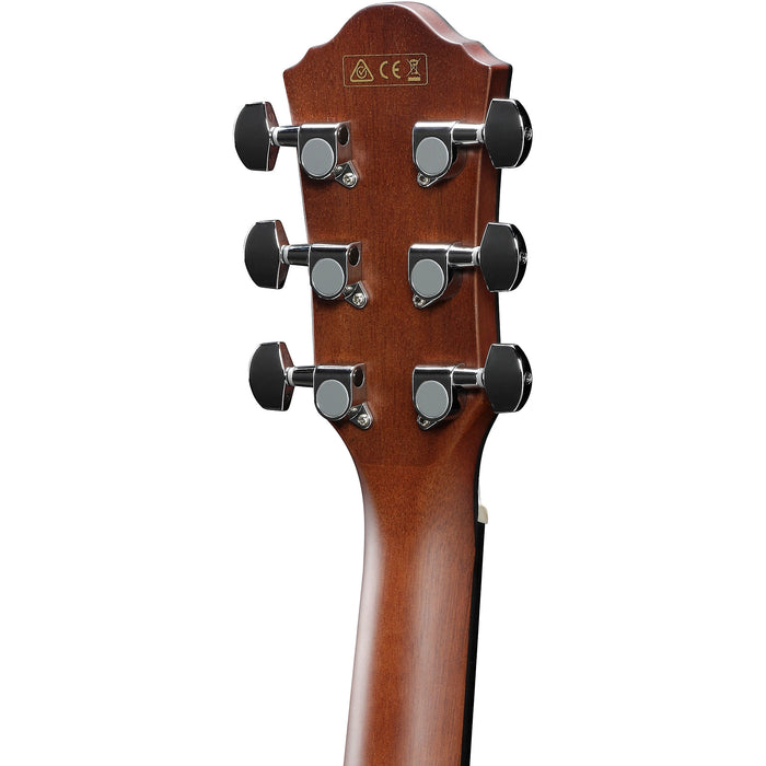 AEG70L 6-String Acoustic Electric Guitar, Left-Handed, Tiger Burst High Gloss