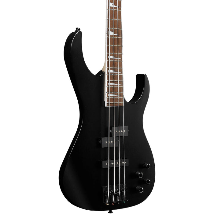 RGB300 4-String Solidbody Electric Bass Guitar, Right-Handed, Black Flat