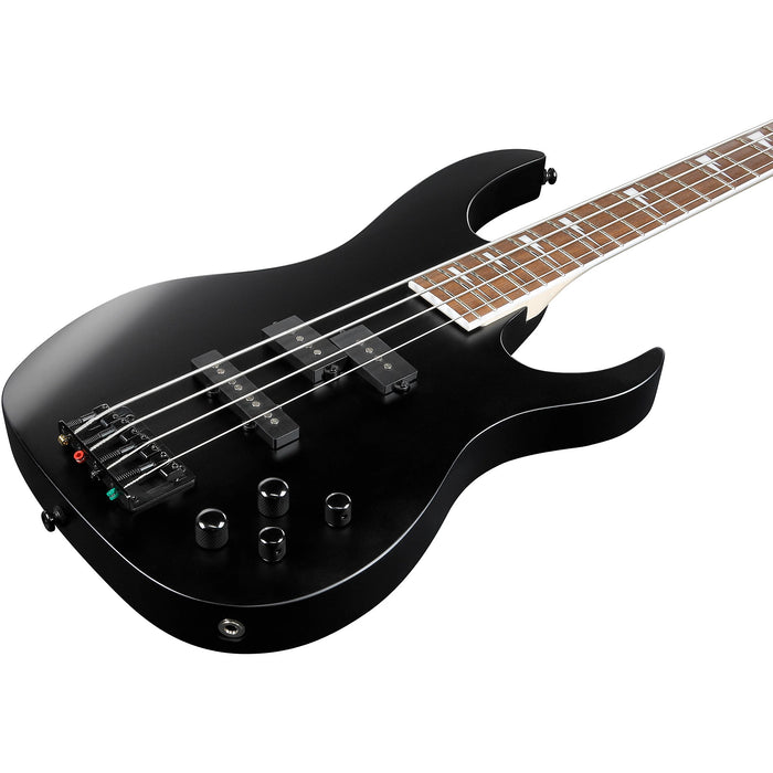 RGB300 4-String Solidbody Electric Bass Guitar, Right-Handed, Black Flat