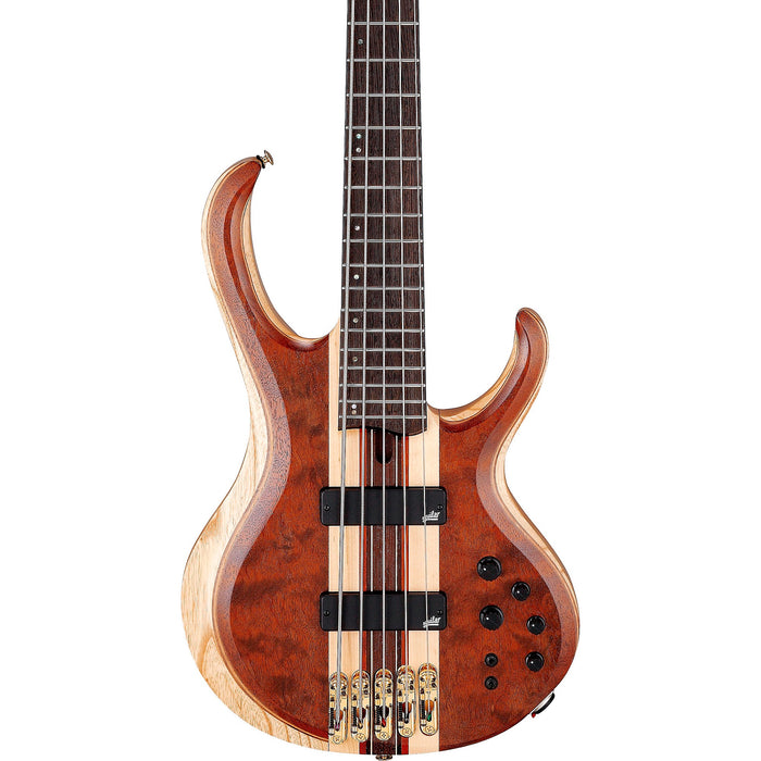 Premium BTB1835 5-String Solidbody Bass Guitar, Right, Natural Shadow Low Gloss