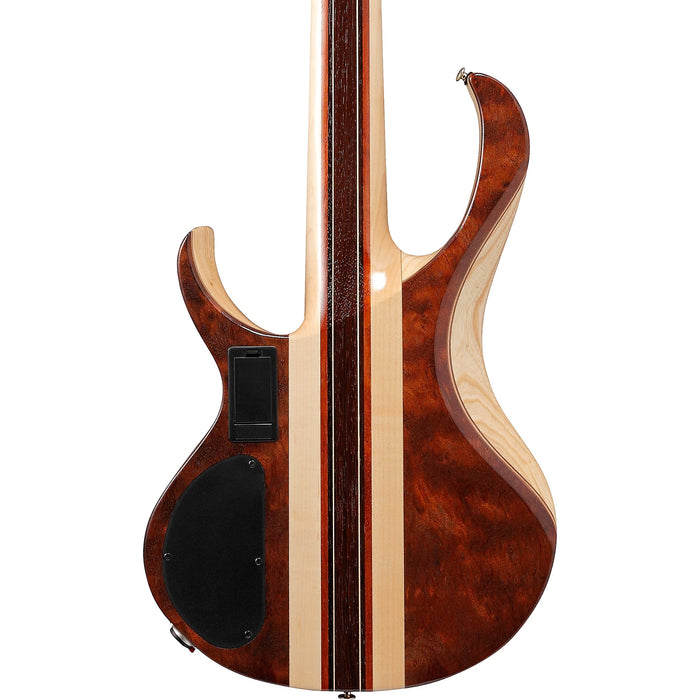 Premium BTB1835 5-String Solidbody Bass Guitar, Right, Natural Shadow Low Gloss