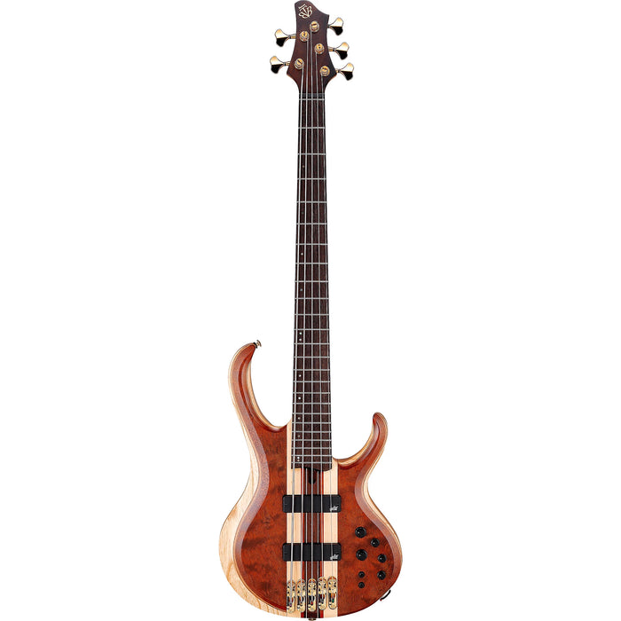 Premium BTB1835 5-String Solidbody Bass Guitar, Right, Natural Shadow Low Gloss