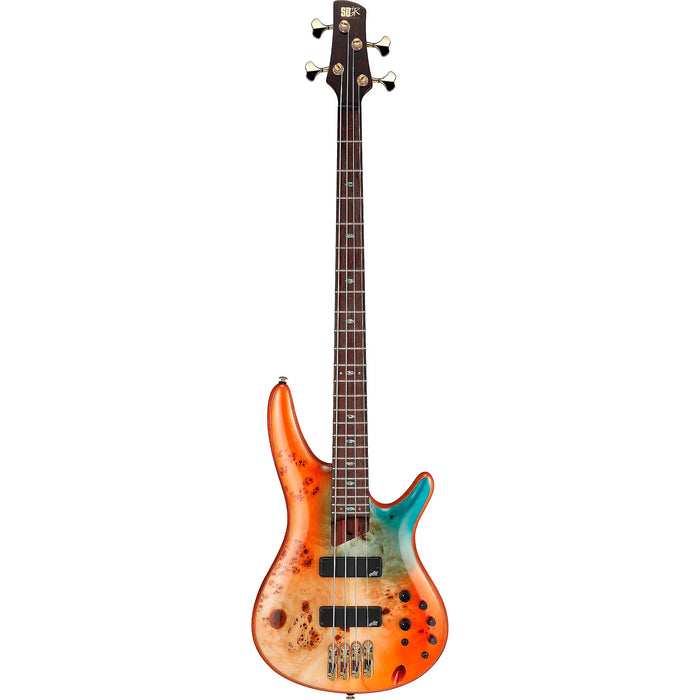 Premium SR1600D 4-String Solidbody Bass Guitar, Right-Handed, Autumn Sunset Sky