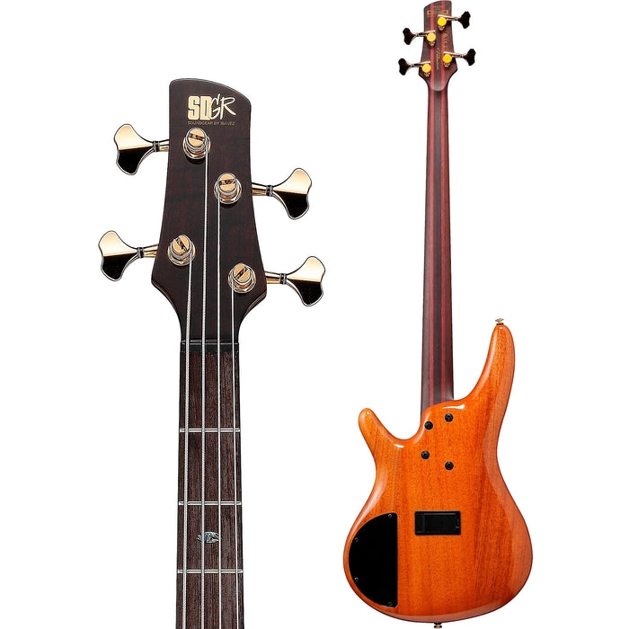 Premium SR1600D 4-String Solidbody Bass Guitar, Right-Handed, Autumn Sunset Sky