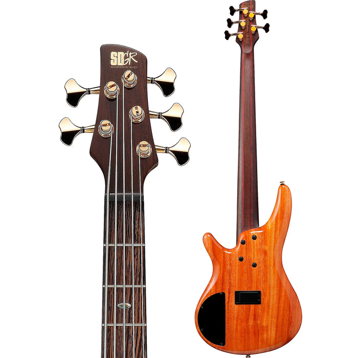 SR Premium SR1605DW 5-String Solidbody Bass Guitar, Right, Autumn Sunset Sky