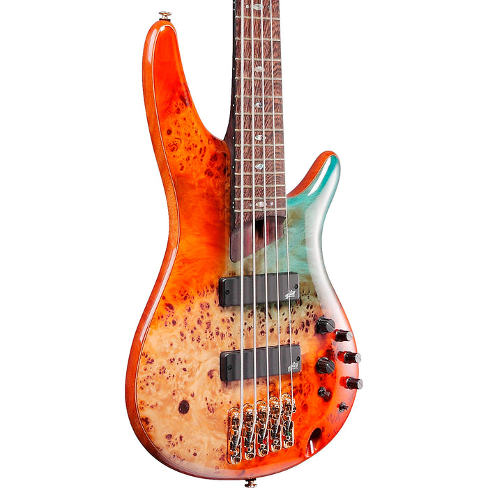 SR Premium SR1605DW 5-String Solidbody Bass Guitar, Right, Autumn Sunset Sky