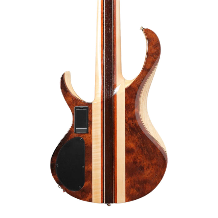 Premium BTB1836 6-String Solidbody Bass Guitar, Right, Natural Shadow Low Gloss