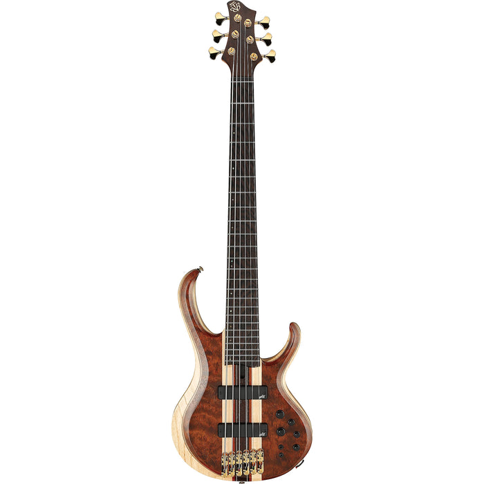 Premium BTB1836 6-String Solidbody Bass Guitar, Right, Natural Shadow Low Gloss