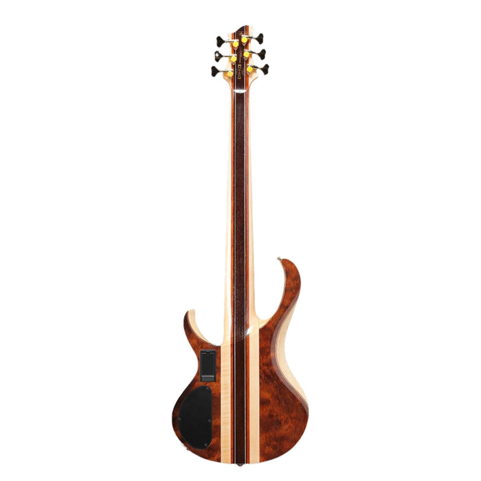 Premium BTB1836 6-String Solidbody Bass Guitar, Right, Natural Shadow Low Gloss