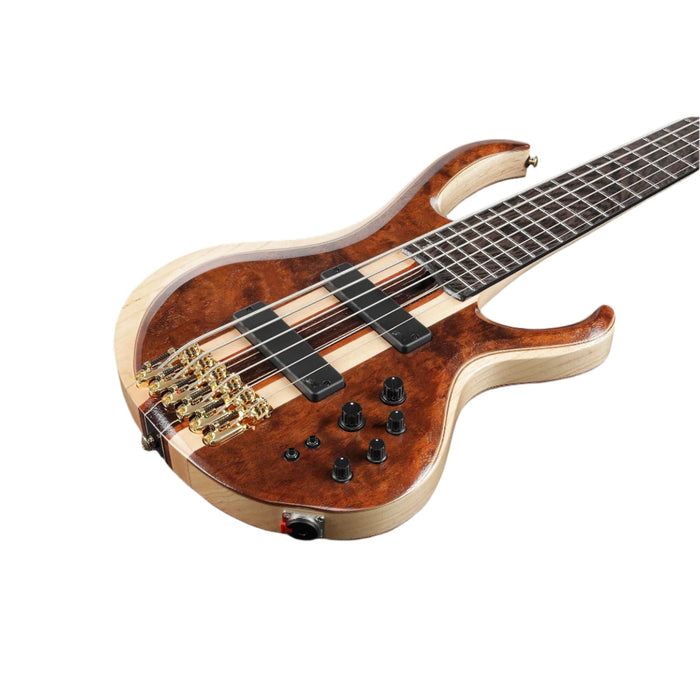 Premium BTB1836 6-String Solidbody Bass Guitar, Right, Natural Shadow Low Gloss