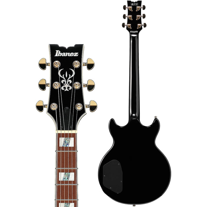 AR Standard AR520H 6-String Hollowbody Electric Guitar, Right-Handed, Black