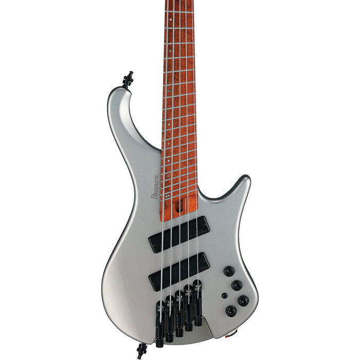 EHB1005SMS 5-String Multiscale Solidbody Bass Guitar, Right, Metallic Gray Matte