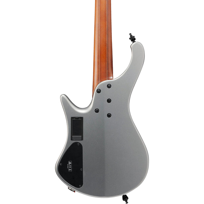 EHB1005SMS 5-String Multiscale Solidbody Bass Guitar, Right, Metallic Gray Matte