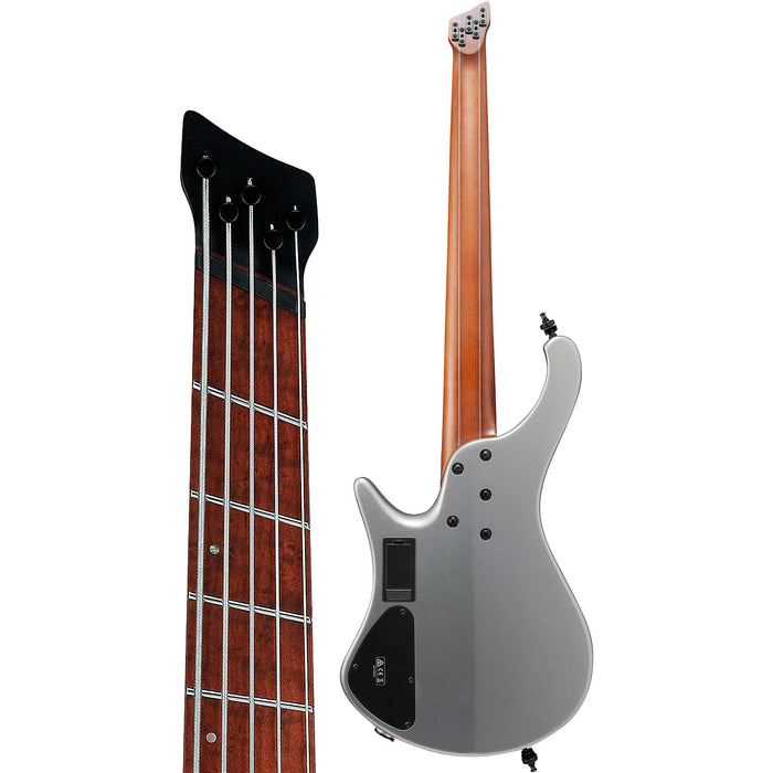 EHB1005SMS 5-String Multiscale Solidbody Bass Guitar, Right, Metallic Gray Matte