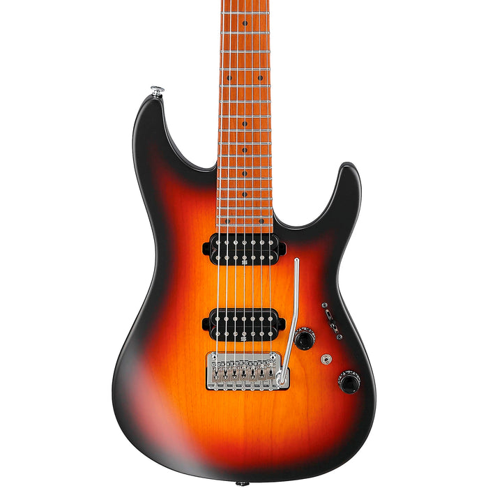 Prestige AZ24027 7-String Solidbody Electric Guitar, Right, Tri-Fade Burst Flat