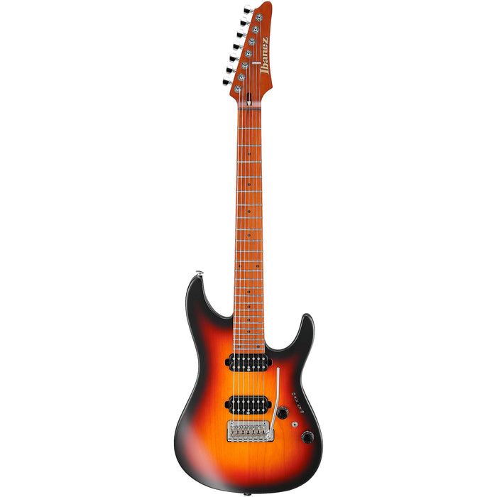 Prestige AZ24027 7-String Solidbody Electric Guitar, Right, Tri-Fade Burst Flat