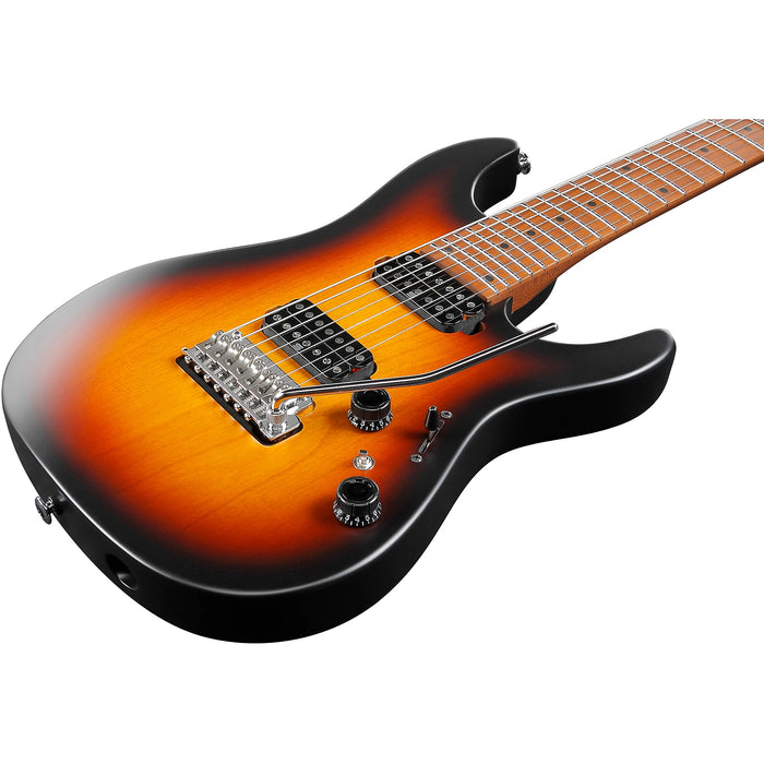 Prestige AZ24027 7-String Solidbody Electric Guitar, Right, Tri-Fade Burst Flat