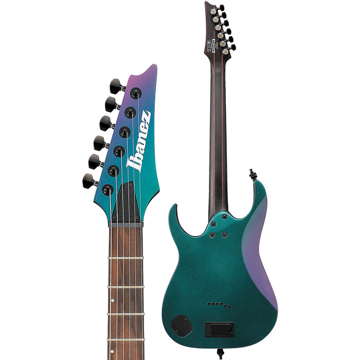 RG Axion Label RG631ALF Solidbody Electric Guitar, Right, Blue Chameleon