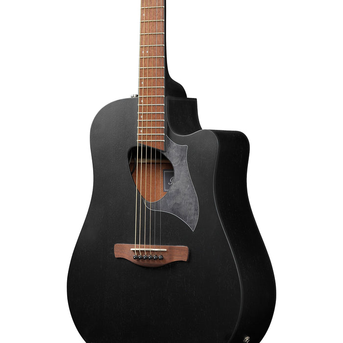 Altstar ALT20 6-String Acoustic Guitar, Right-Handed, Weathered Black Open Pore