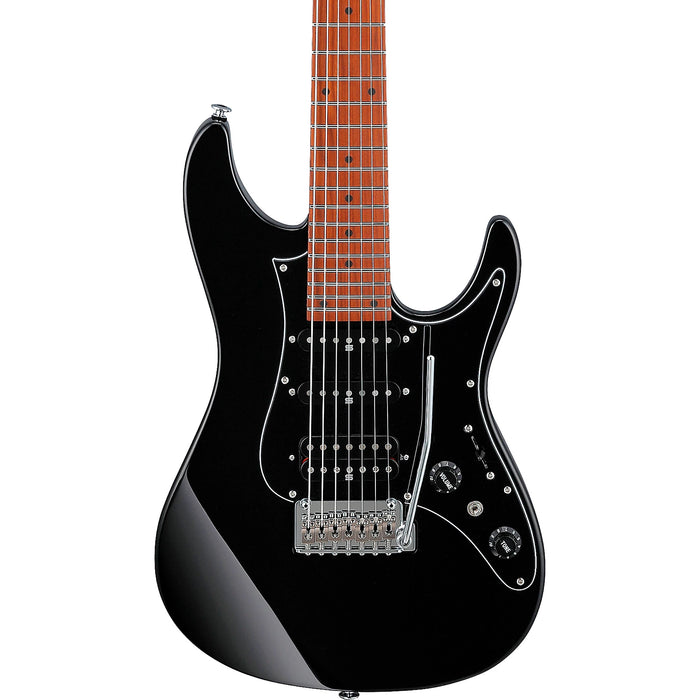 AZ Prestige AZ24047 7-String Solidbody Electric Guitar, Right-Handed, Black