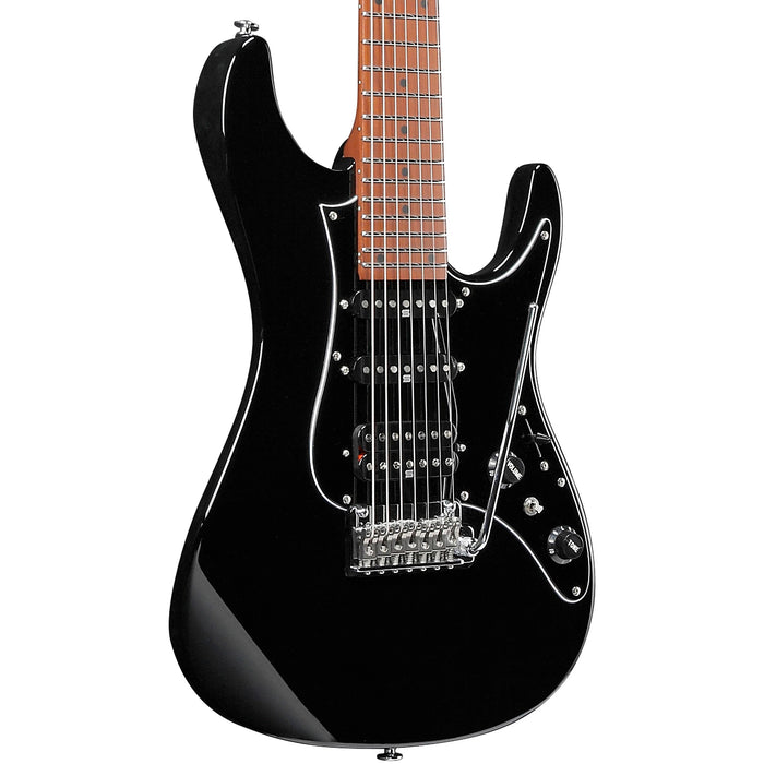 AZ Prestige AZ24047 7-String Solidbody Electric Guitar, Right-Handed, Black