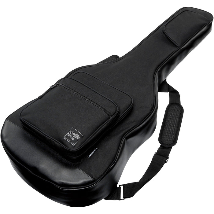 IAB540BK Black POWERPAD Acoustic Guitar Gig Bag with Storage Pockets