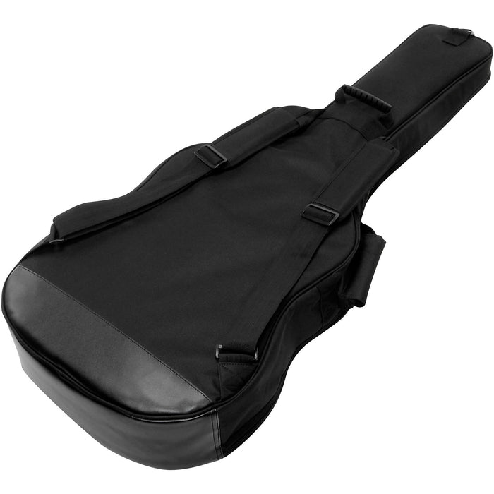 IAB540BK Black POWERPAD Acoustic Guitar Gig Bag with Storage Pockets