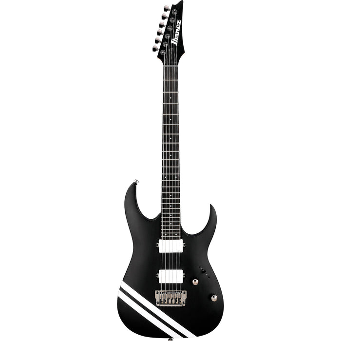 JB Brubaker Signature JBBM30 Solidbody Electric Guitar, Right, Black Flat