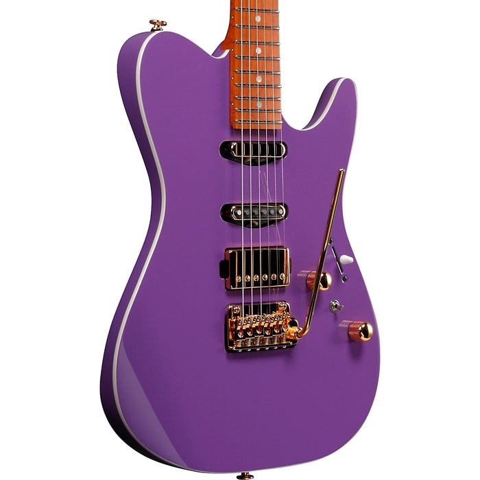 Lari Basilio Signature LB1 6-String Solidbody Electric Guitar, Right, Violet