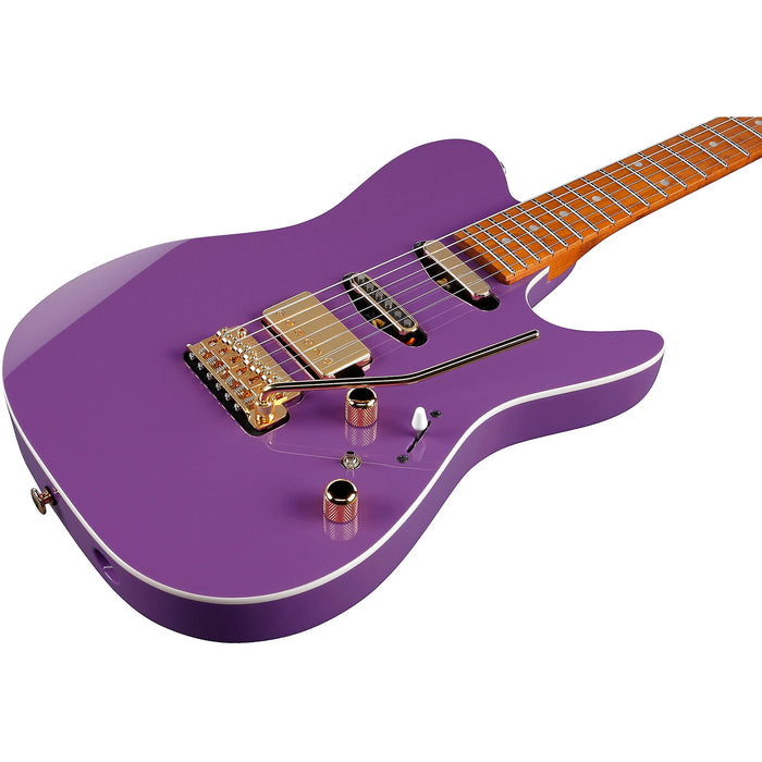 Lari Basilio Signature LB1 6-String Solidbody Electric Guitar, Right, Violet