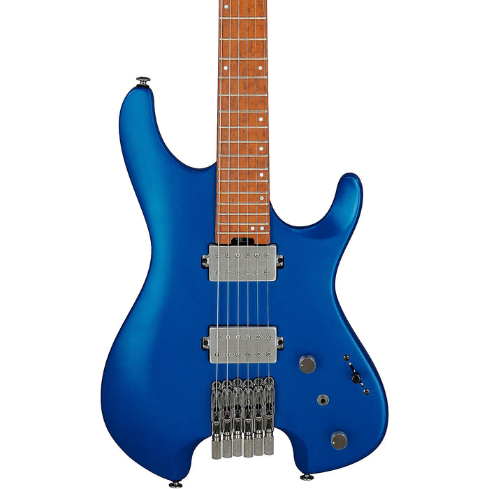 Q Standard Q52 6-String Solidbody Electric Guitar, Right, Laser Blue Matte