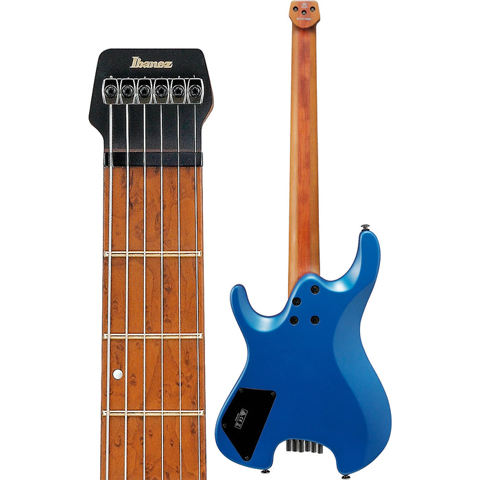 Q Standard Q52 6-String Solidbody Electric Guitar, Right, Laser Blue Matte