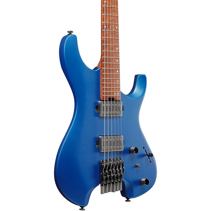 Q Standard Q52 6-String Solidbody Electric Guitar, Right, Laser Blue Matte