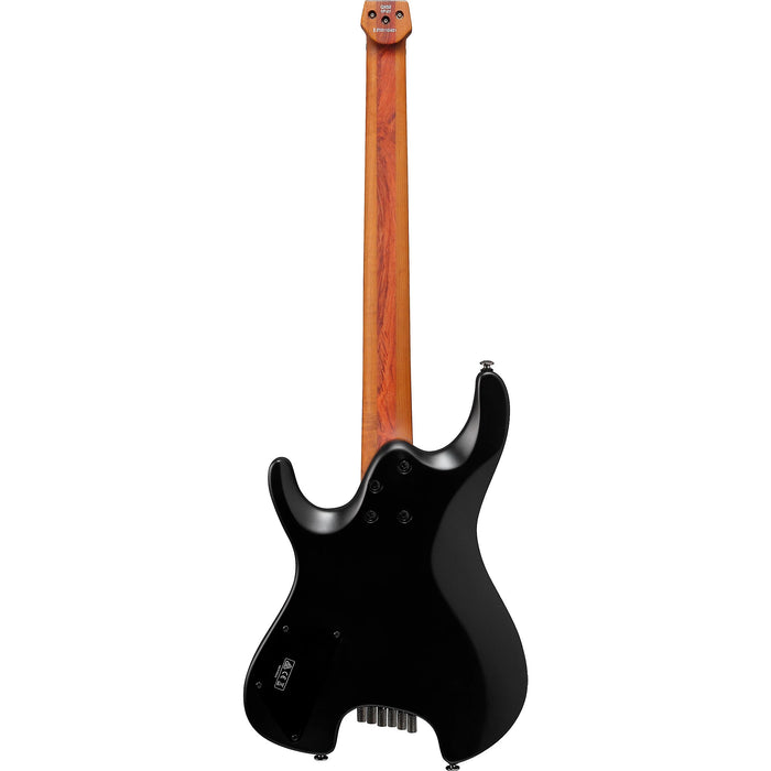 Q Standard QX52 6-String Solidbody Electric Guitar, Right-Handed, Black Flat