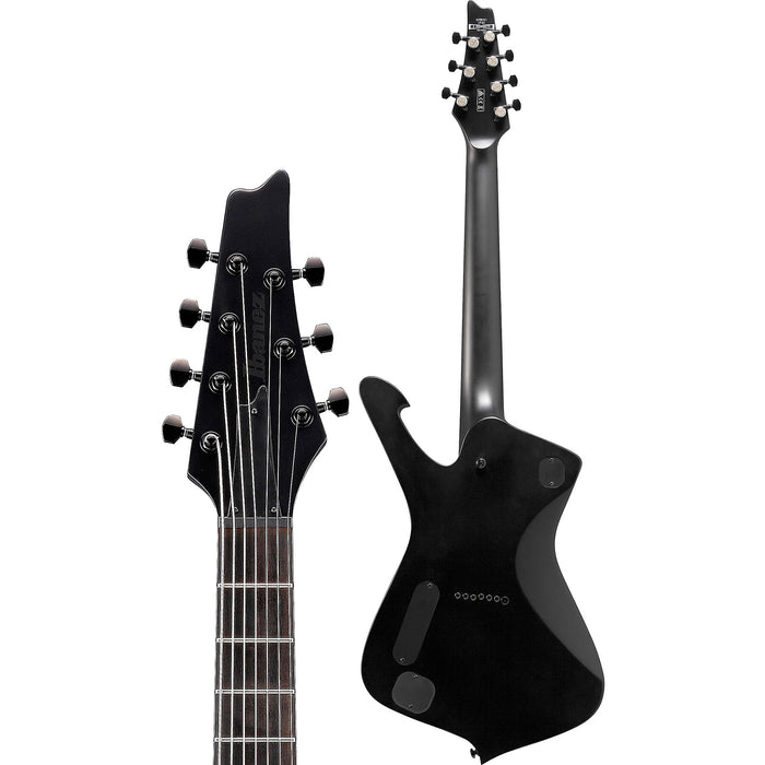 Iceman ICTB721 7-String Solidbody Electric Guitar, Right-Handed - Black Flat