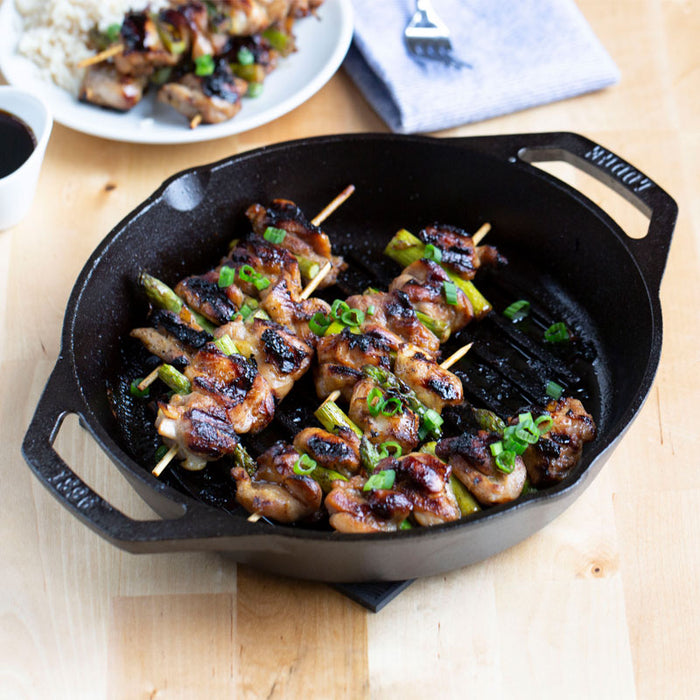 Lodge 10.25" Dual Handle Cast Iron Grill Pan with Searing & Tantalizing Seasoning