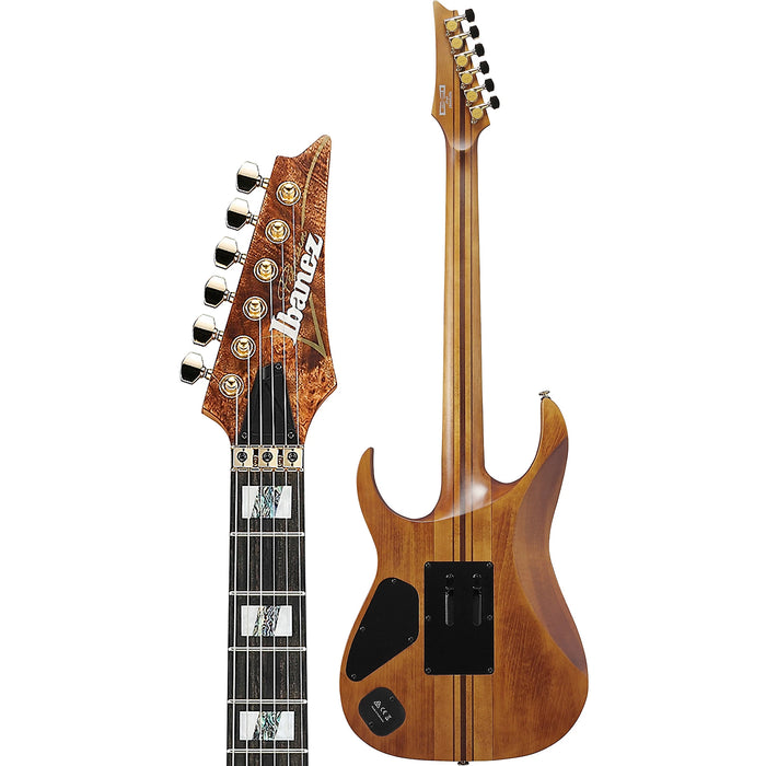 RG Premium RGT1220PB Solidbody Electric Guitar, Right, Antique Brown Stained