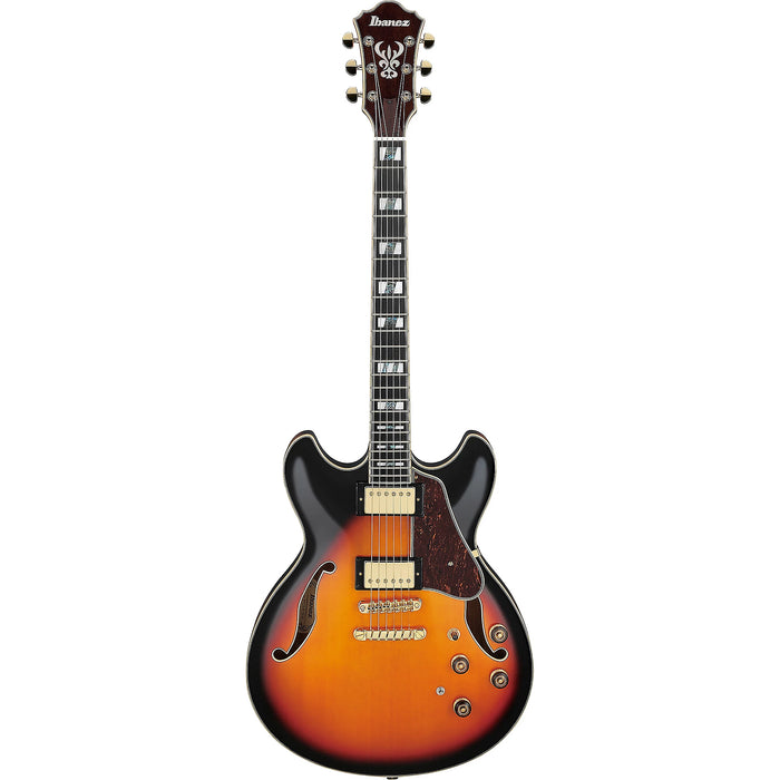 AS ArtStar AS113 Semi-Hollowbody Electric Guitar, Right-Handed, Brown Sunburst