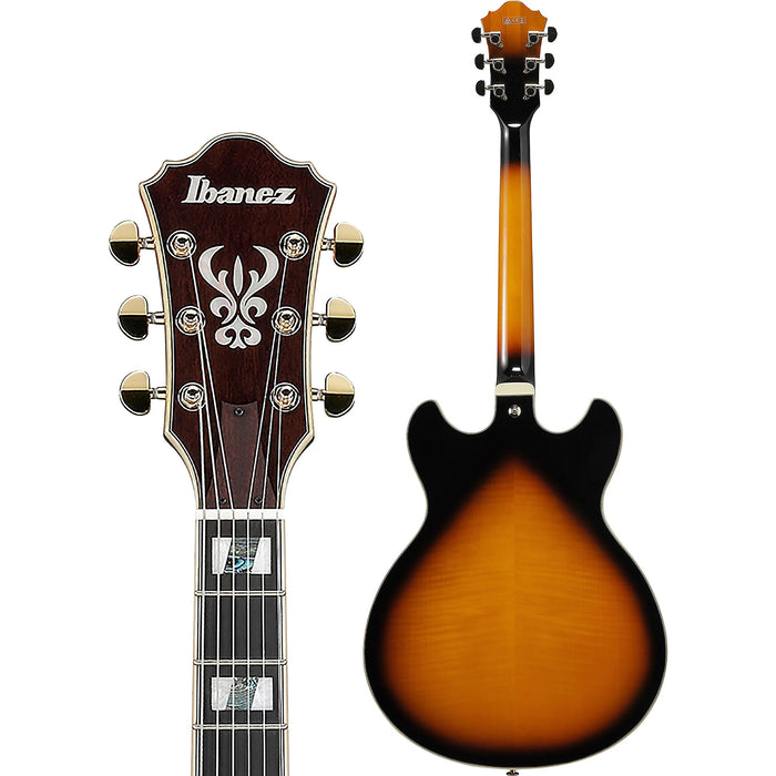 AS ArtStar AS113 Semi-Hollowbody Electric Guitar, Right-Handed, Brown Sunburst