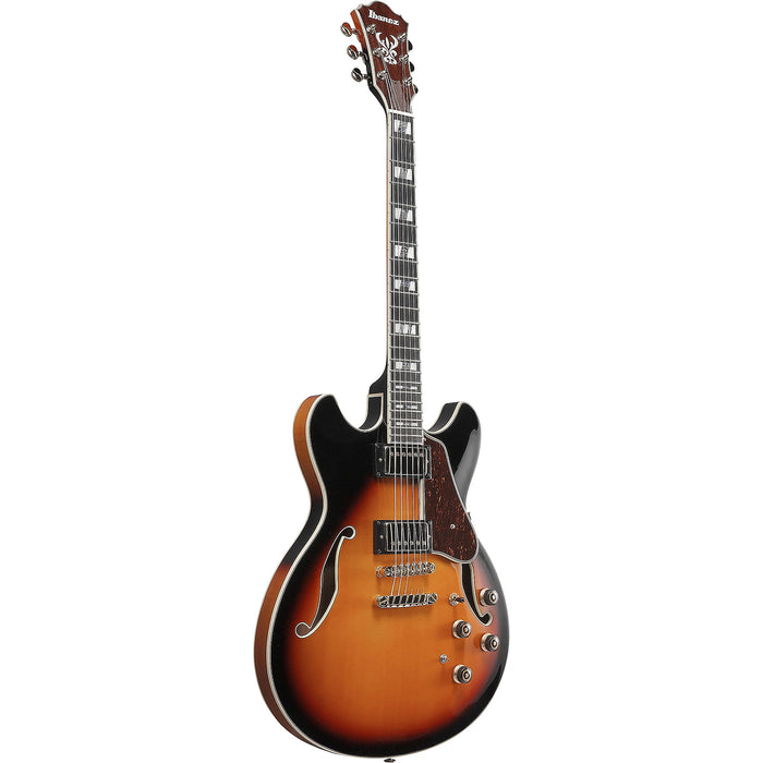 AS ArtStar AS113 Semi-Hollowbody Electric Guitar, Right-Handed, Brown Sunburst