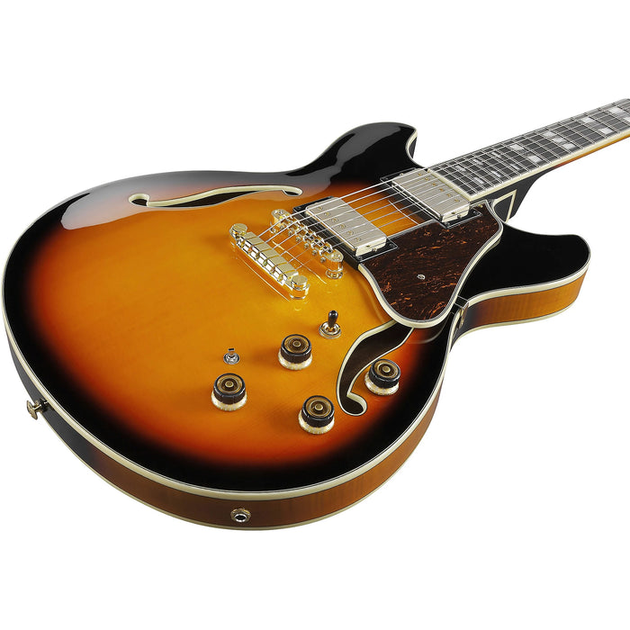 AS ArtStar AS113 Semi-Hollowbody Electric Guitar, Right-Handed, Brown Sunburst