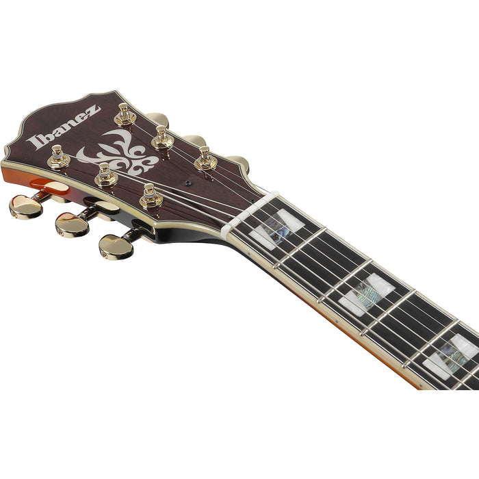 AS ArtStar AS113 Semi-Hollowbody Electric Guitar, Right-Handed, Brown Sunburst